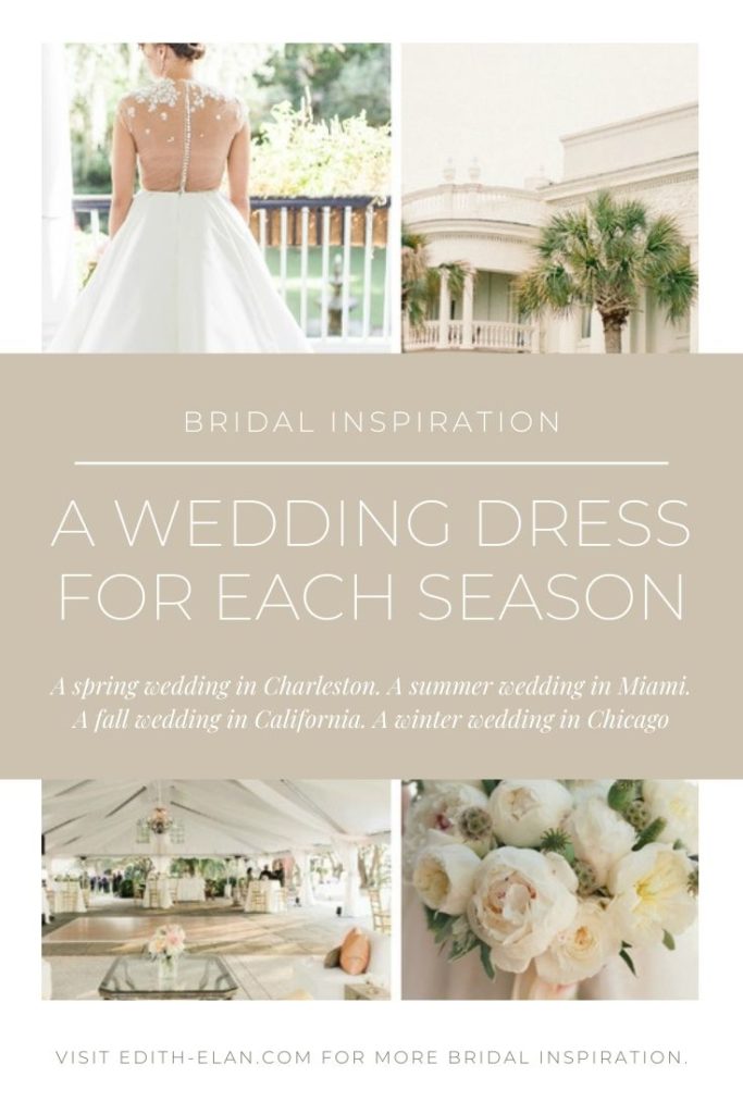 Seasonal bridal inspiration blog by Charleston bridal designer Edith Élan
