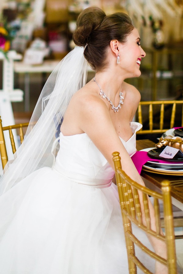 Kate Spade styled shoot in Vancouver Canada featuring an Edith Elan ballgown wedding dress