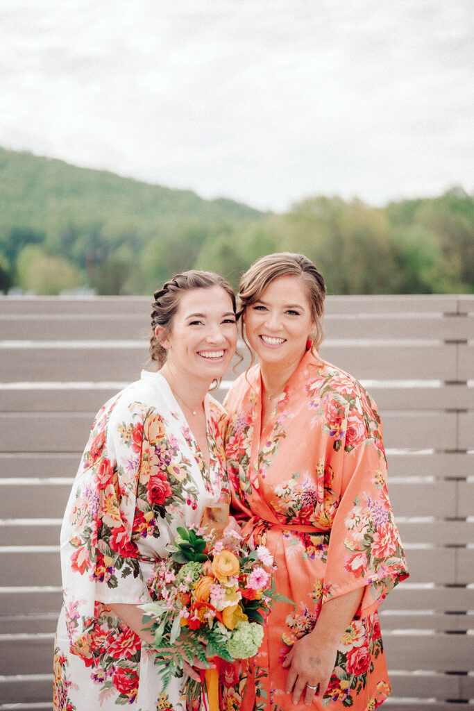 Jess and Vanessa both had custom wedding dress designs by Edith Élan for their weddings